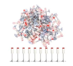Set 50 Buc Cuie Otel Galvanizat Tip Ciuperca Pentru Pistoale Profesionale, Diametru 7.2 mm