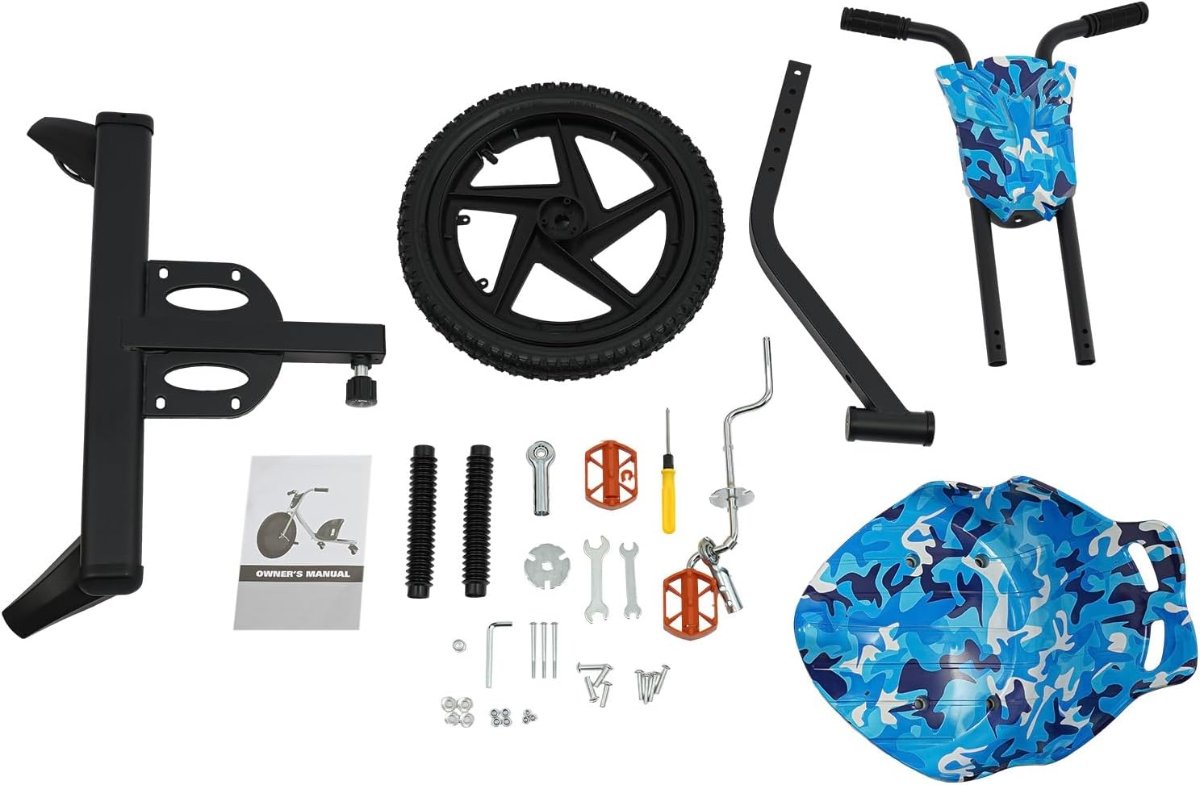 Tricicletă pentru Drift Copii, Drift Trike cu Pedale Antiderapante, Scaun Stabil, Roată Față 40 cm, Capacitate 100 kg
