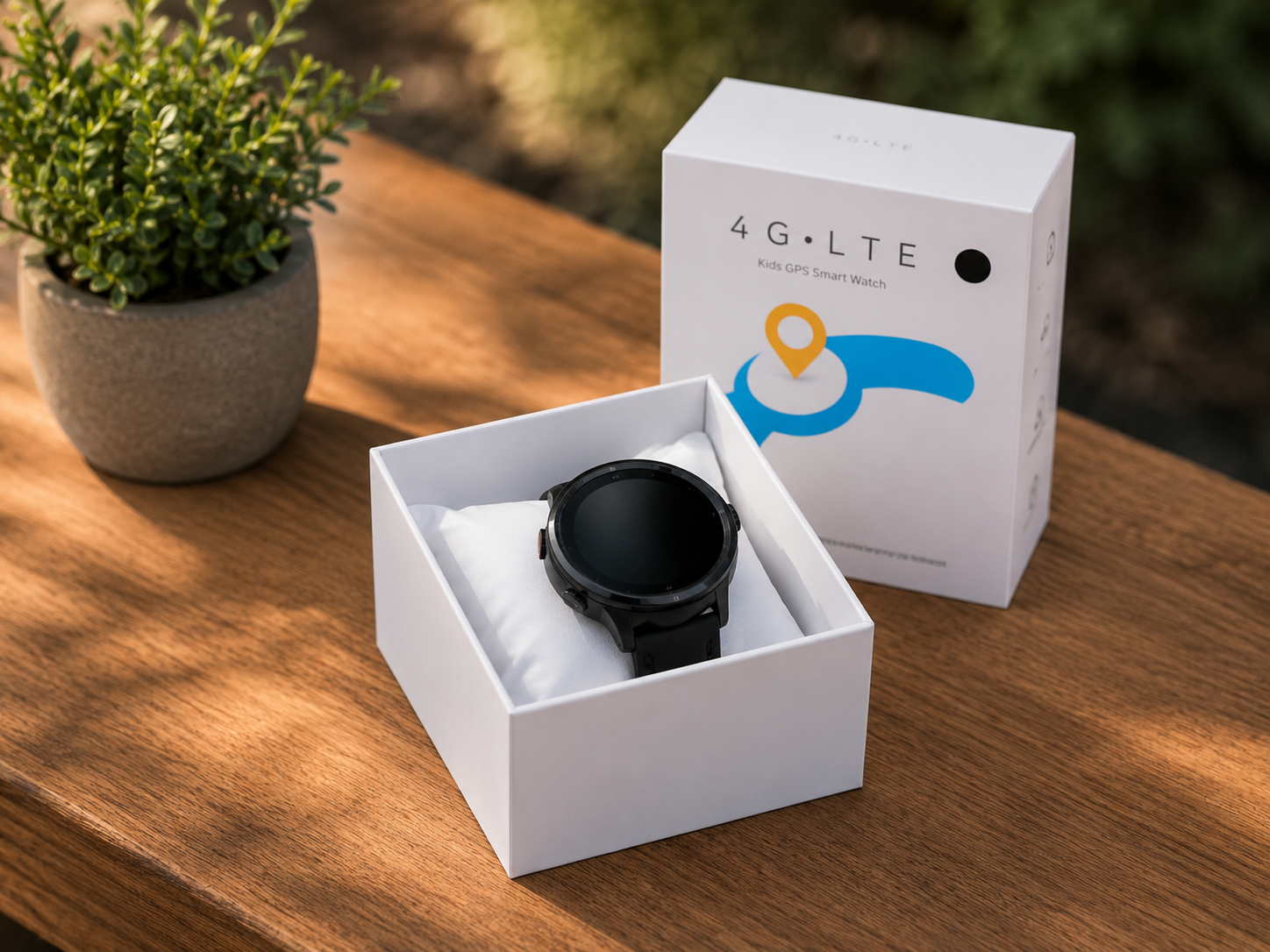 Smartwatch Copii cu GPS Tracker, Buton SOS, Rezistent la Apă, Cartelă SIM, Apel Video 4G