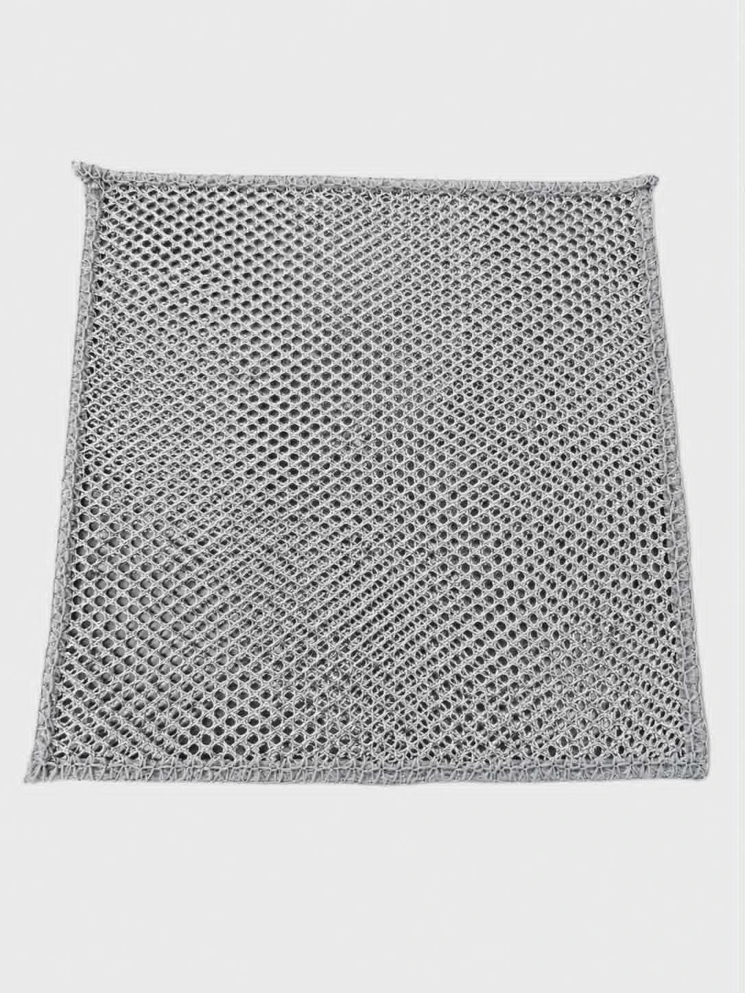 Set de 10 lavete multifuncționale pentru curățenie, 20 x 20 cm, microfibră metalică fără zgâriere